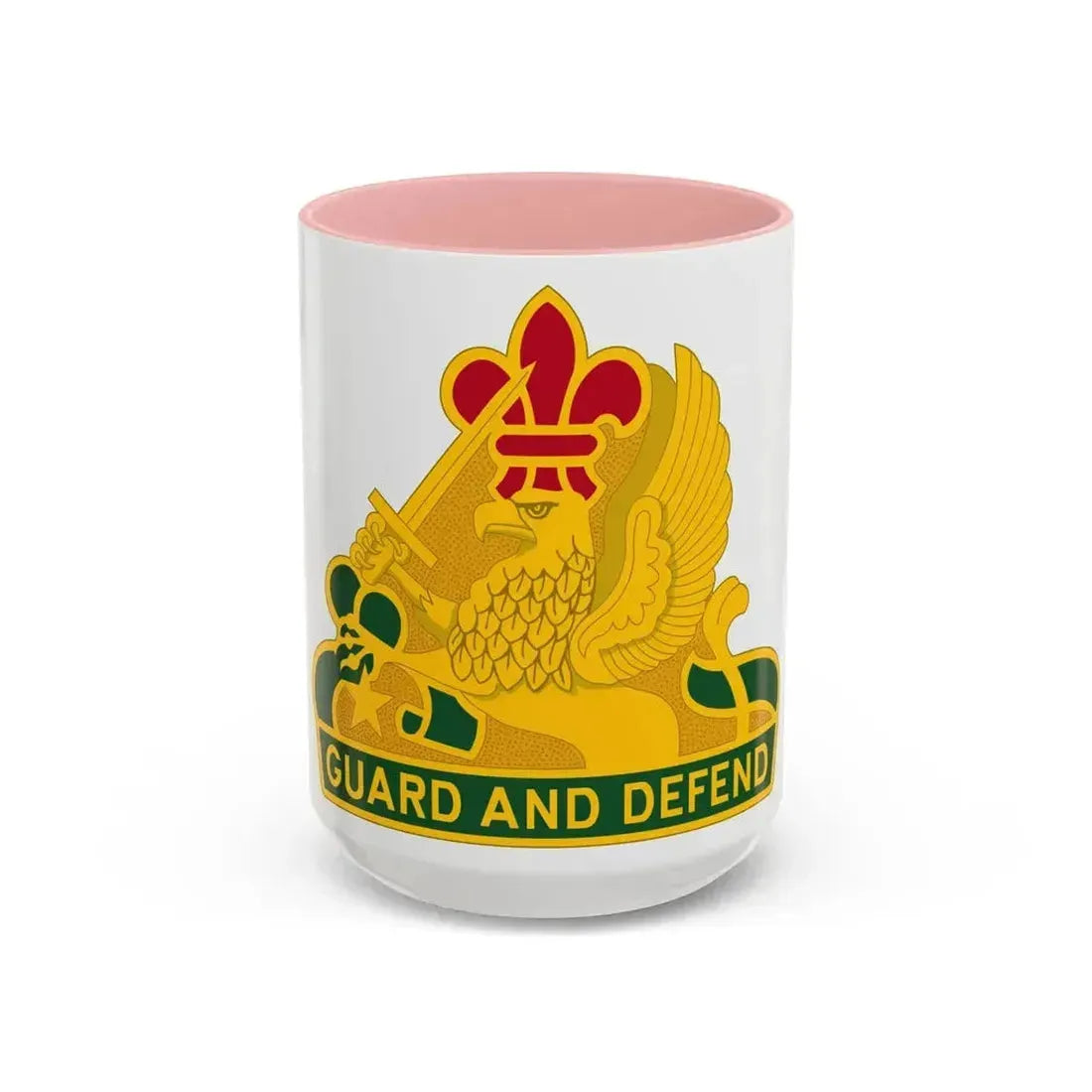 535 Military Police Battalion (U.S. Army) Accent Coffee Mug 15oz Pink - Go Mug Yourself