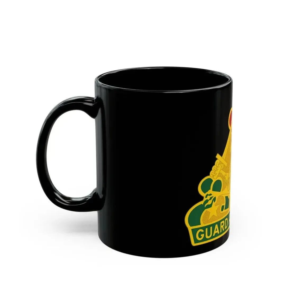 535 Military Police Battalion (U.S. Army) Black Coffee Mug - Go Mug Yourself