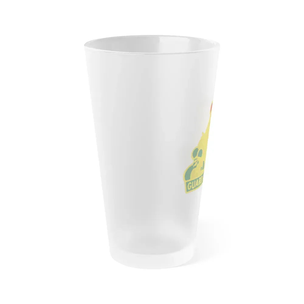 535 Military Police Battalion (U.S. Army) Frosted Pint Glass 16oz - Go Mug Yourself