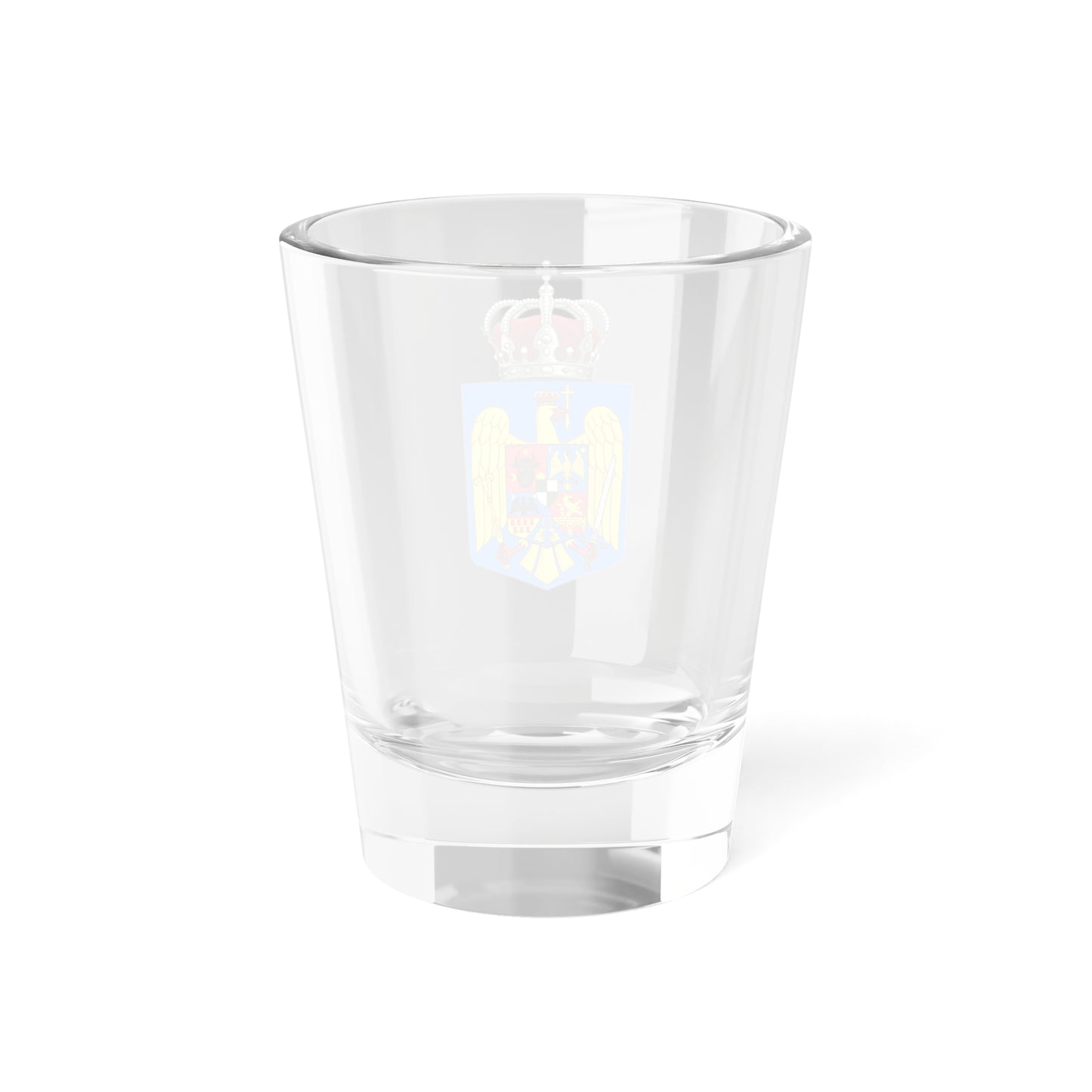 Kingdom of Romania - Small CoA (Oman) (Coat of Arms) Shot Glass 1.5oz
