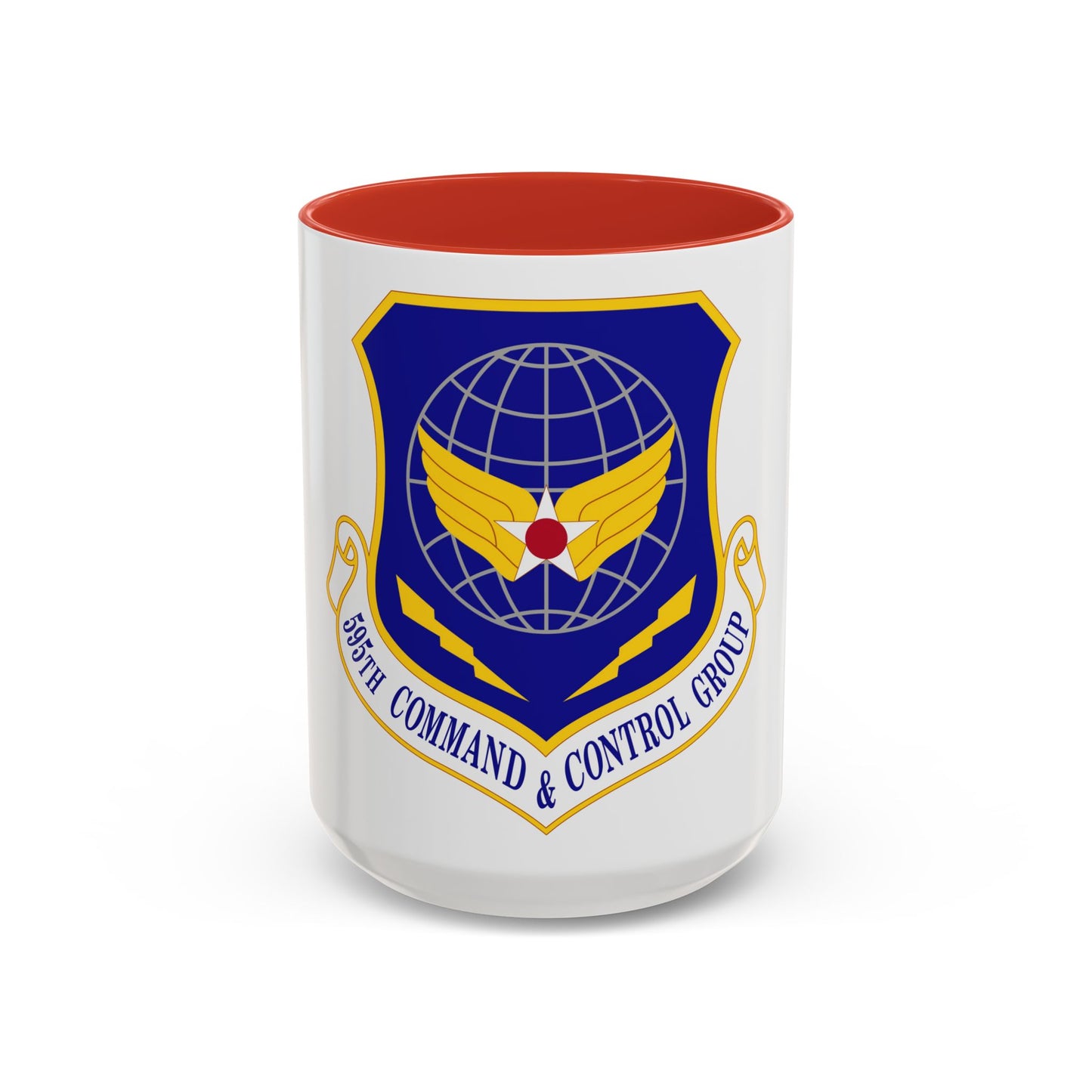 595 Command and Control Group AFSPC (U.S. Air Force) Accent Coffee Mug