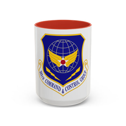 595 Command and Control Group AFSPC (U.S. Air Force) Accent Coffee Mug