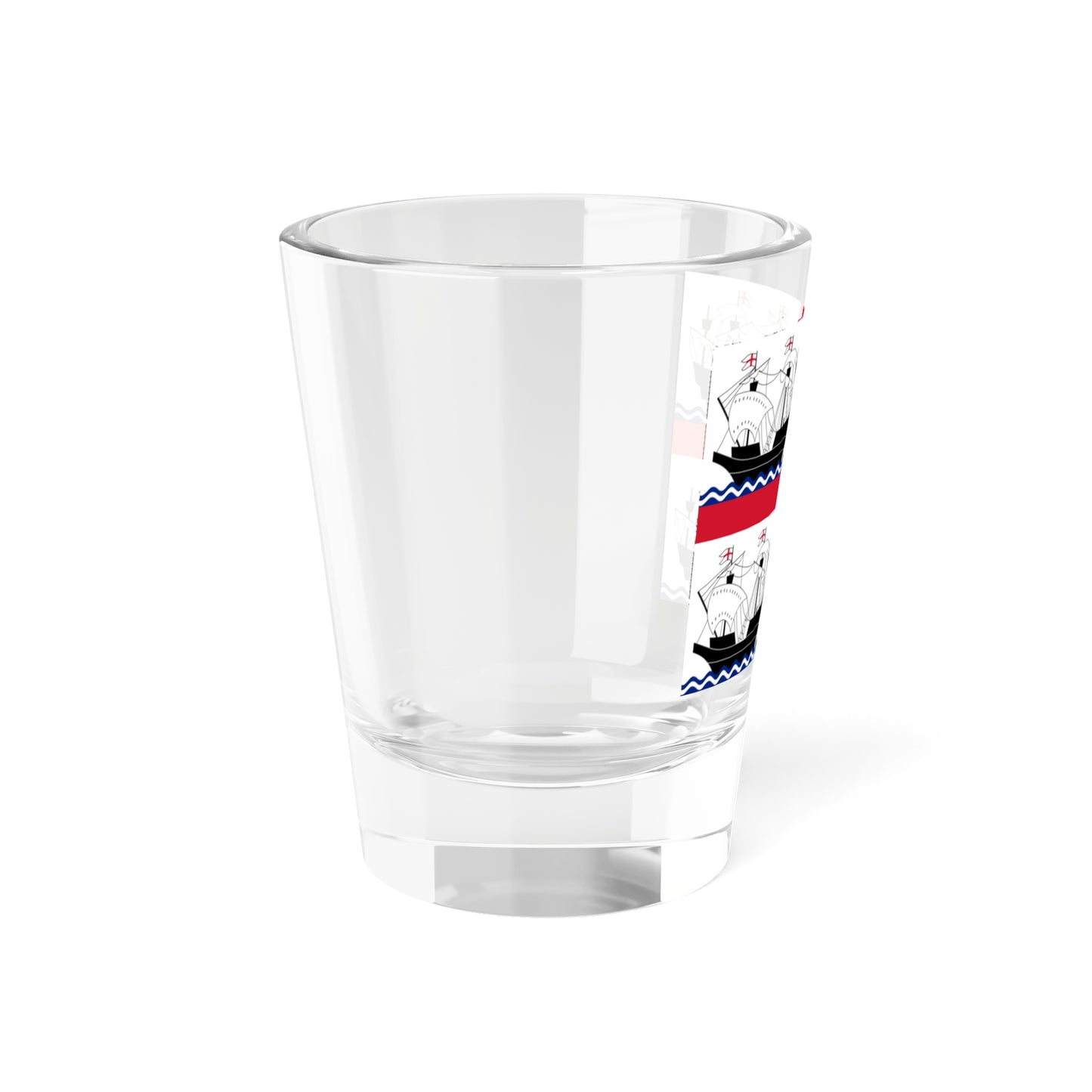Trinity House Flag (United Kingdom) Shot Glass 1.5oz