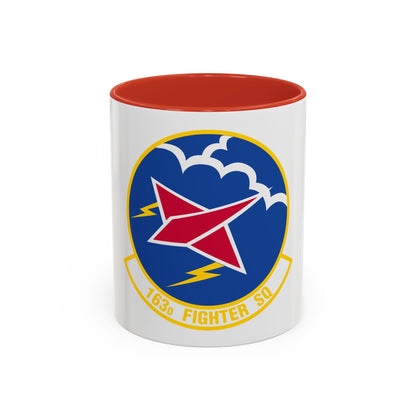 163 Fighter Squadron (U.S. Air Force) Accent Coffee Mug