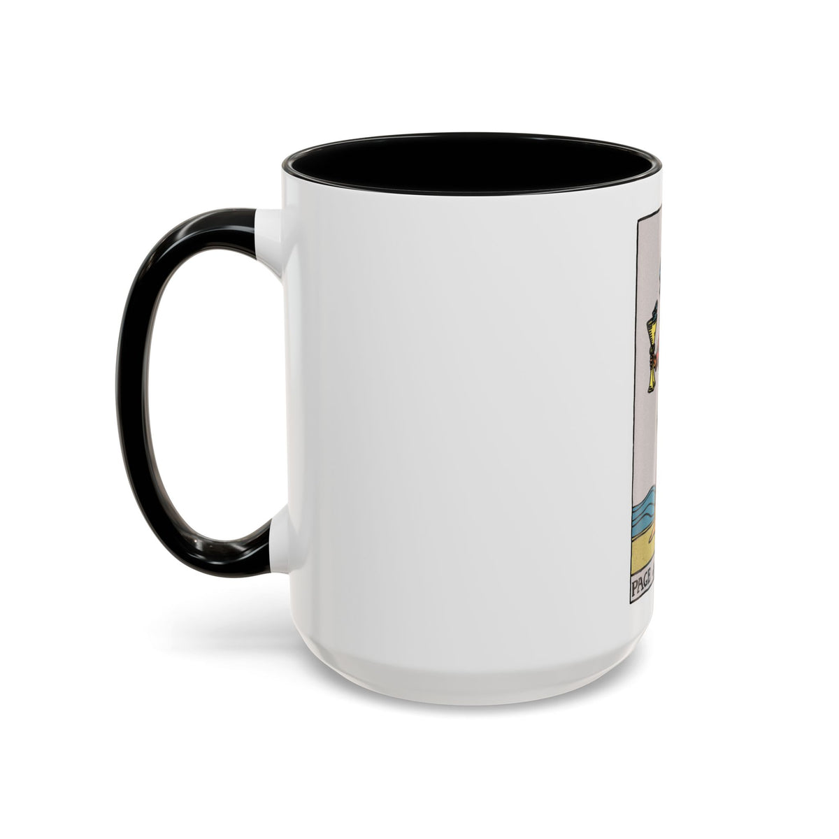 The Page of Cups (Tarot Card) Accent Coffee Mug