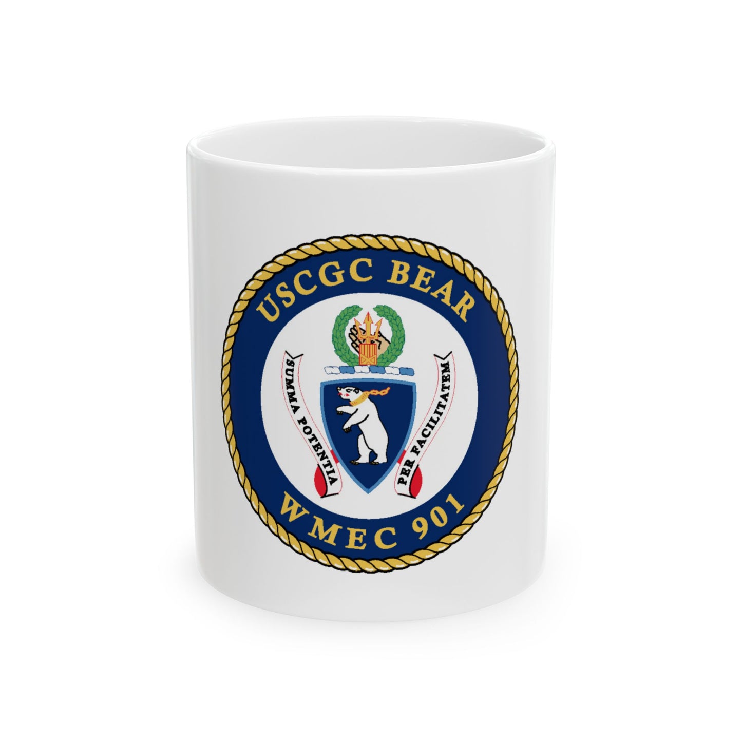 USCGC Bear WMEC 901 (U.S. Coast Guard) White Coffee Mug