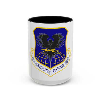 821 Contingency Response Group AMC (U.S. Air Force) Accent Coffee Mug