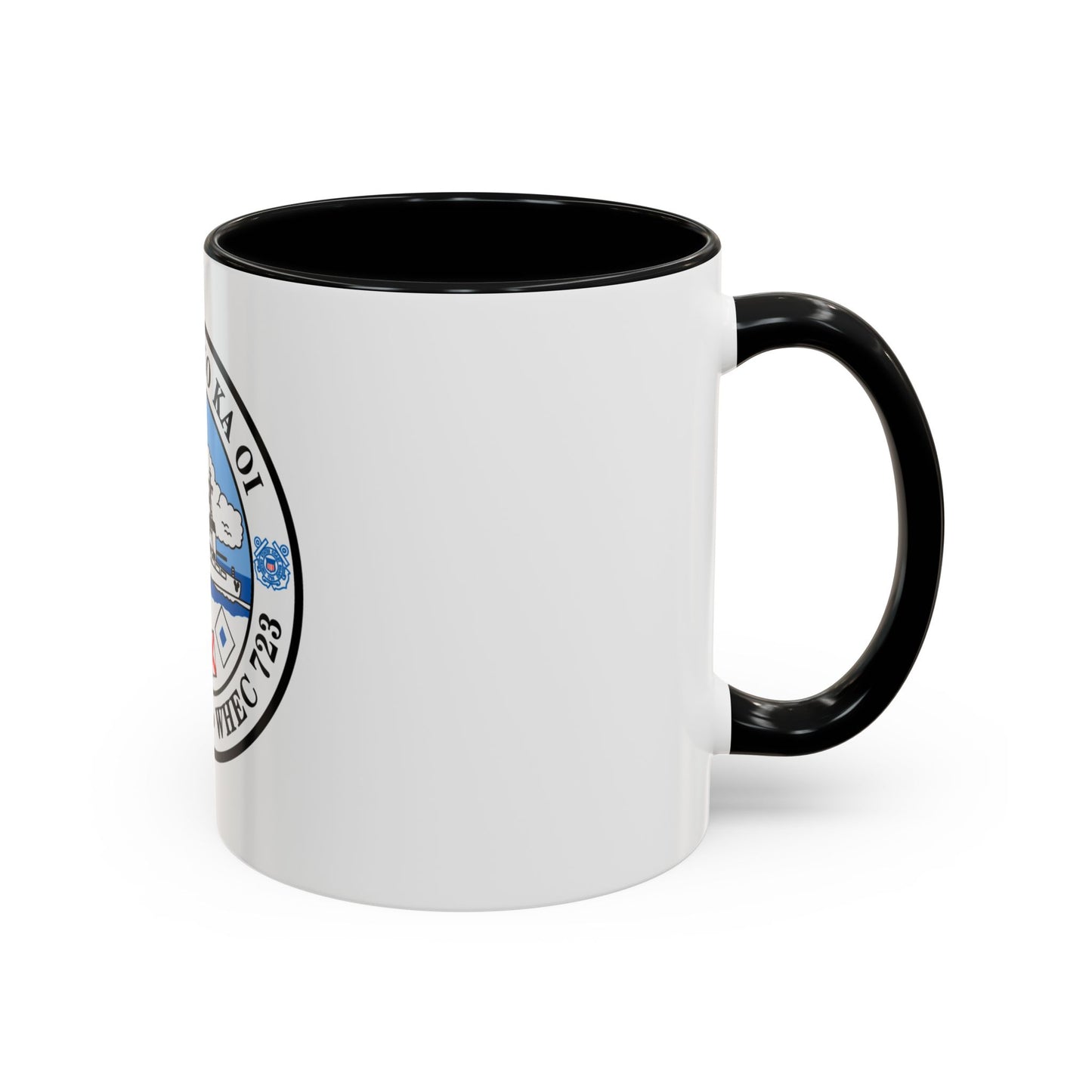 USCGC RUSH WHEC 723 (U.S. Coast Guard) Accent Coffee Mug