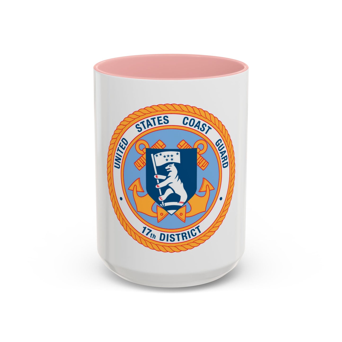 17th CG District (U.S. Coast Guard) Accent Coffee Mug