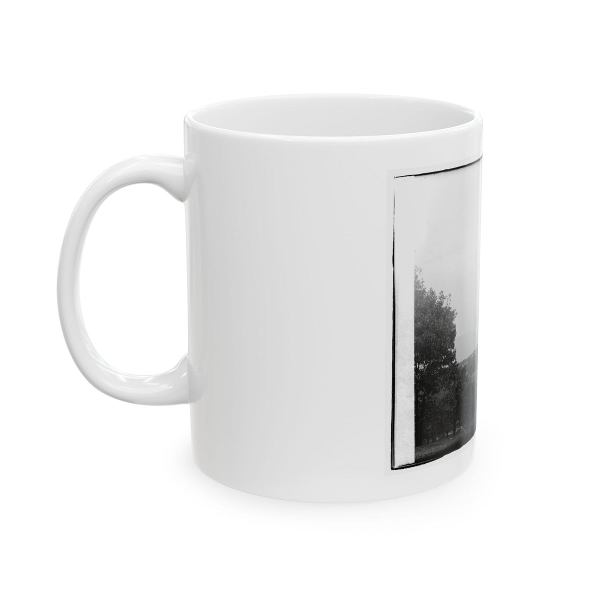 Statue Of Confederate Cannoneer On 3rd Maryland Infantry, U.S.A. & Latrobe's Battery, C.S.A. Monument, Chattanooga, Tennessee (U.S. Civil War) White Coffee Mug