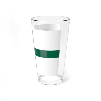 Rank flag of the South African Navy - Vice Admiral 1981-1994 (South Africa) Pint Glass 16oz