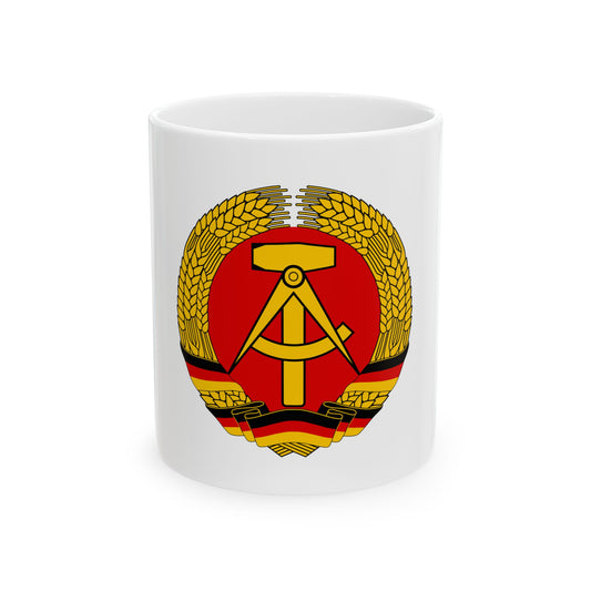 Coat of arms of East Germany - White Coffee Mug