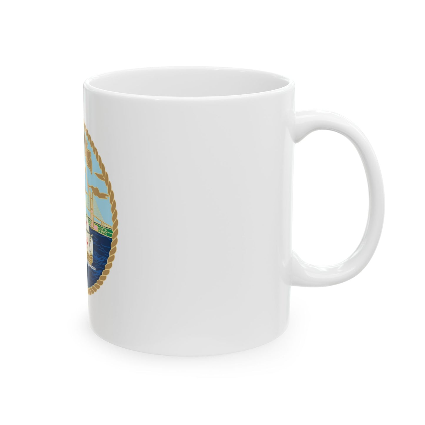 USCG Sector Jacksonville Bridge (U.S. Coast Guard) White Coffee Mug