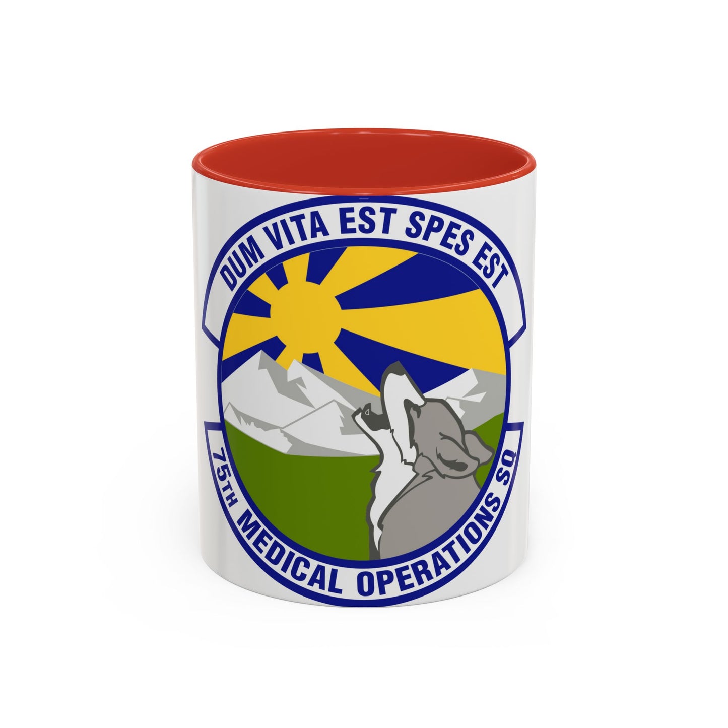 75th Medical Operations Squadron (U.S. Air Force) Accent Coffee Mug