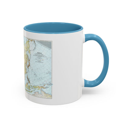 Asia and Adjacent Areas (1942) (Map) Accent Coffee Mug