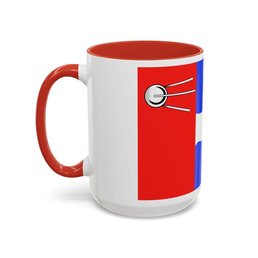 Flag of Kaluga Russia - Accent Coffee Mug-Go Mug Yourself