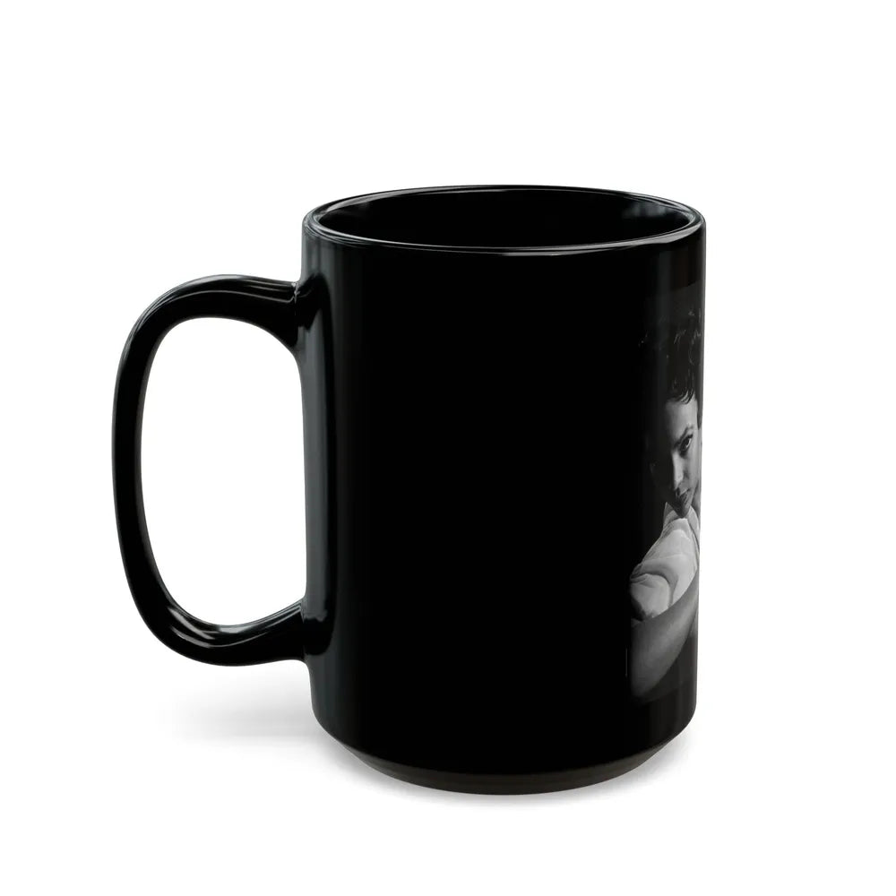 Dorothy Dandridge #06 (Vintage Female Icon) Black Coffee Mug-Go Mug Yourself