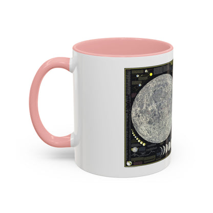 Space - The Moon (1969) (Map) Accent Coffee Mug