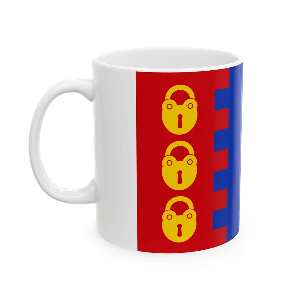 Flag of Willenhall UK - White Coffee Mug-Go Mug Yourself