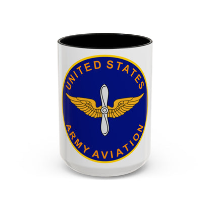 United States Aviation Branch (U.S. Army) Accent Coffee Mug