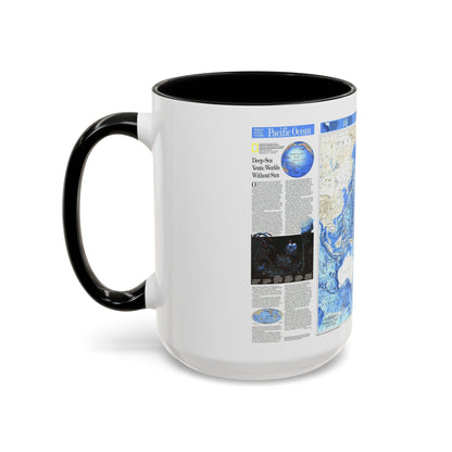 Pacific Ocean (1992) (Map) Accent Coffee Mug