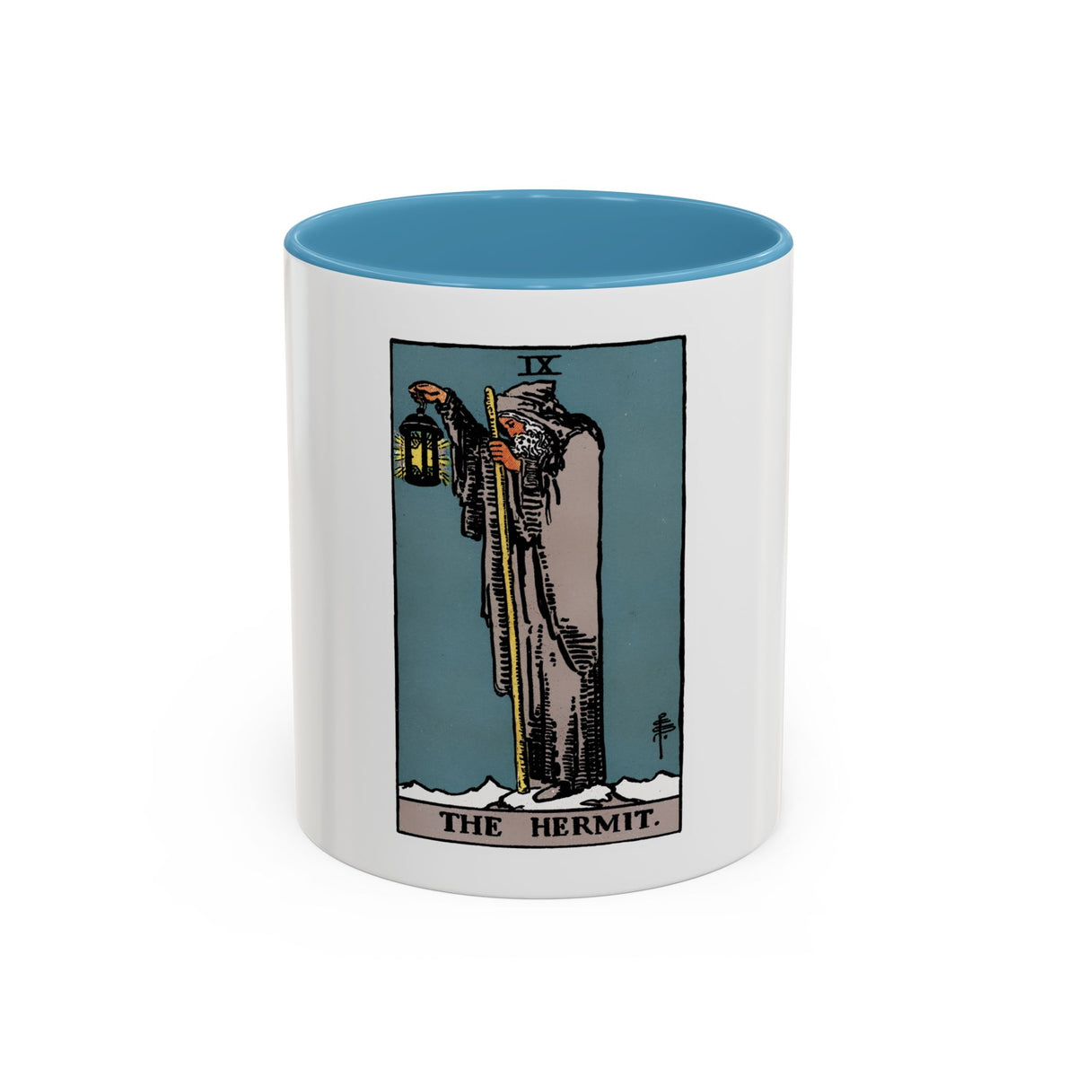 The Hermit (Tarot Card) Accent Coffee Mug