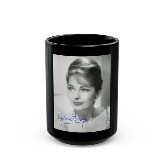 Coleen Gray #04 1 (Vintage Female Icon) Black Coffee Mug-15oz-Go Mug Yourself