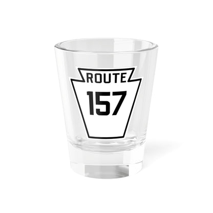 PA-157 1926 (Pennsylvania) (Road Sign) Shot Glass 1.5oz