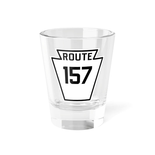 PA-157 1926 (Pennsylvania) (Road Sign) Shot Glass 1.5oz