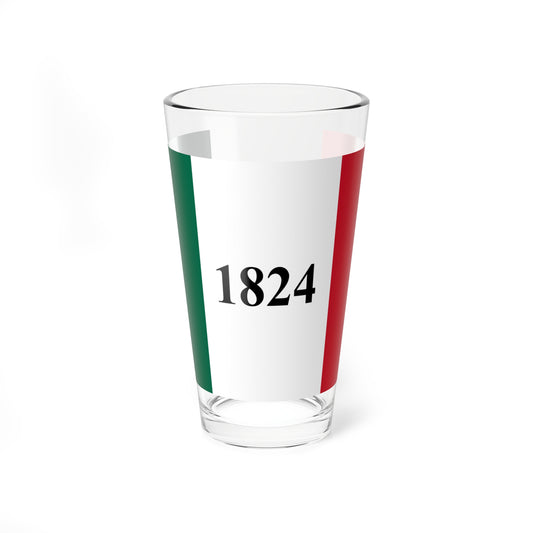 Texas Alamo Flag (United States) Pint Glass 16oz
