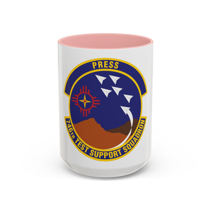 746th Test Support Squadron (U.S. Air Force) Accent Coffee Mug