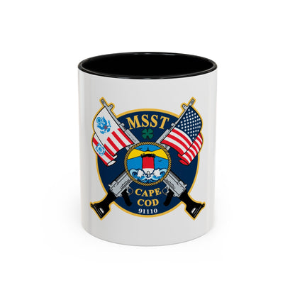 USCG MSST Cape Cod (U.S. Coast Guard) Accent Coffee Mug