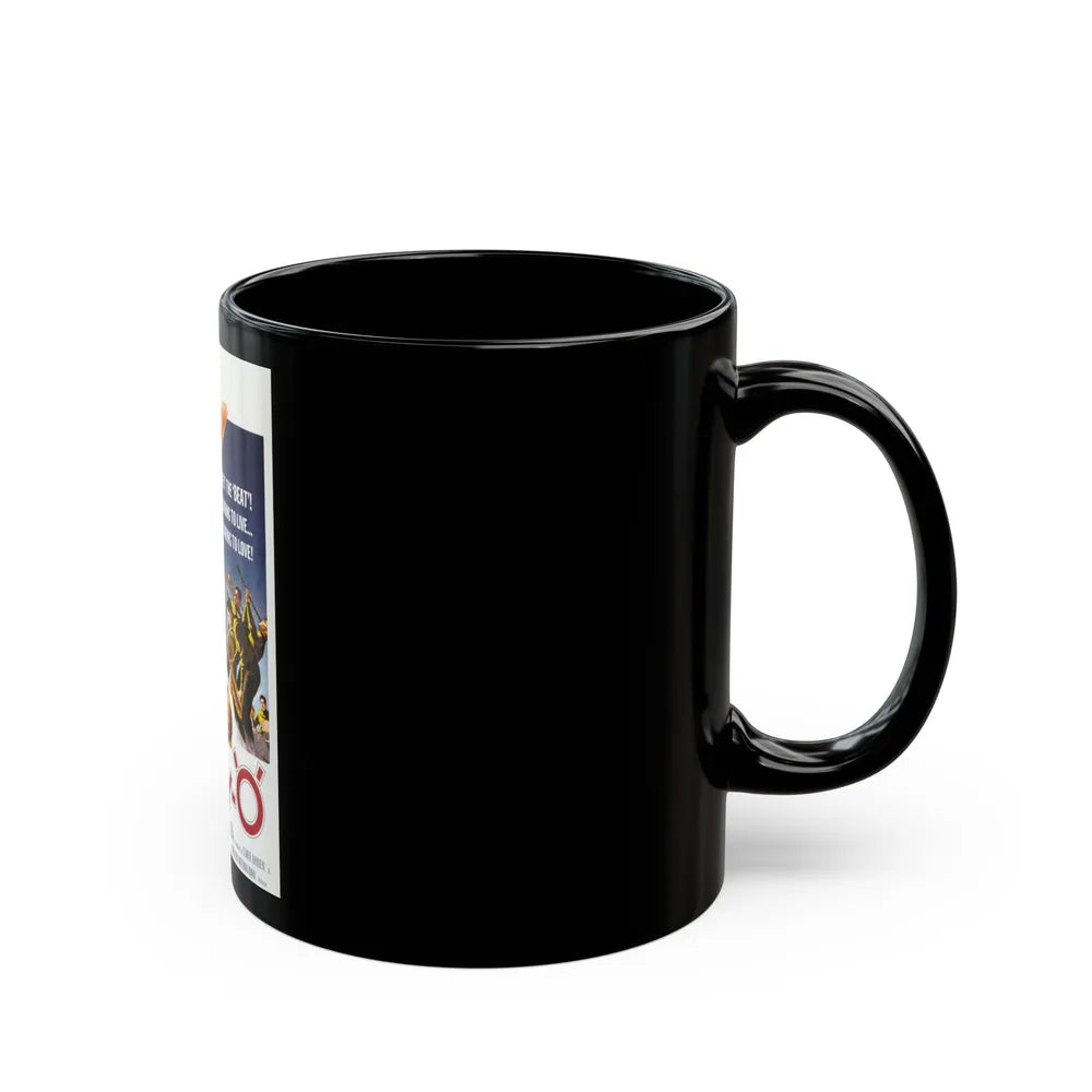 DADDY-O 1958 Movie Poster - Black Coffee Mug-Go Mug Yourself