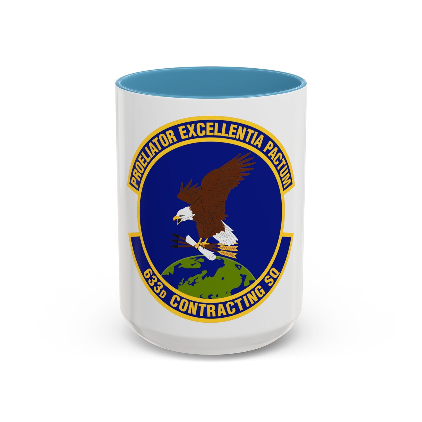 633d Contracting Squadron (U.S. Air Force) Accent Coffee Mug