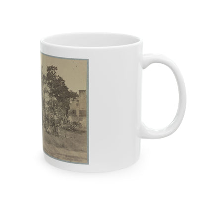B Company, 22d New York State Militia Near Harpers Ferry, Va., 1861 I.E.1862 (U.S. Civil War) White Coffee Mug