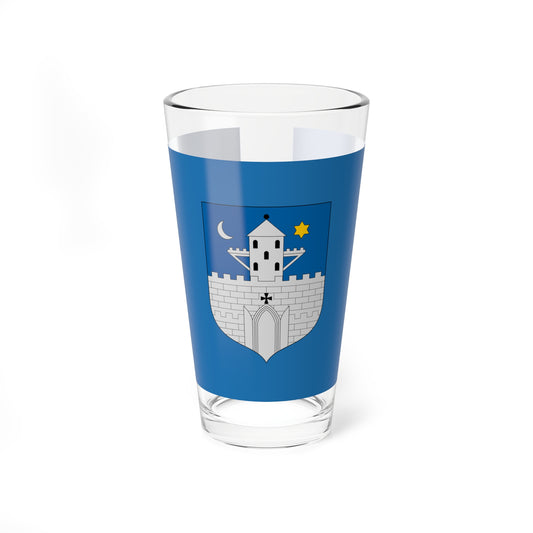 Flag of Szombathely (Hungary) Pint Glass 16oz