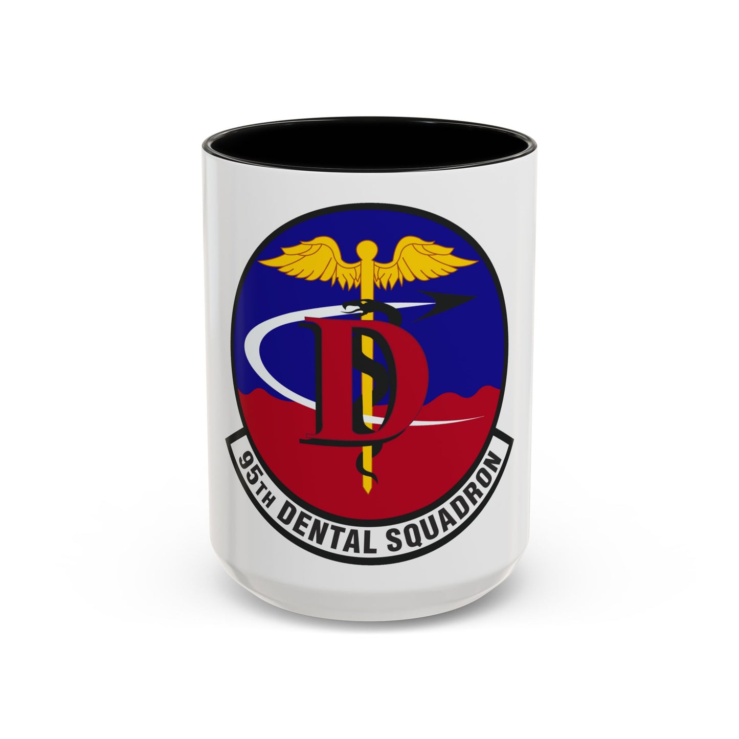 95th Dental Squadron (U.S. Air Force) Accent Coffee Mug