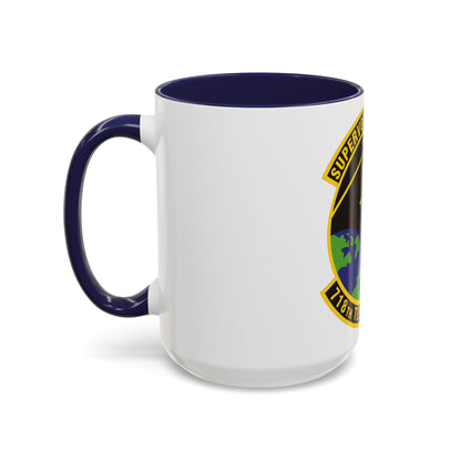 718th Test Squadron (U.S. Air Force) Accent Coffee Mug