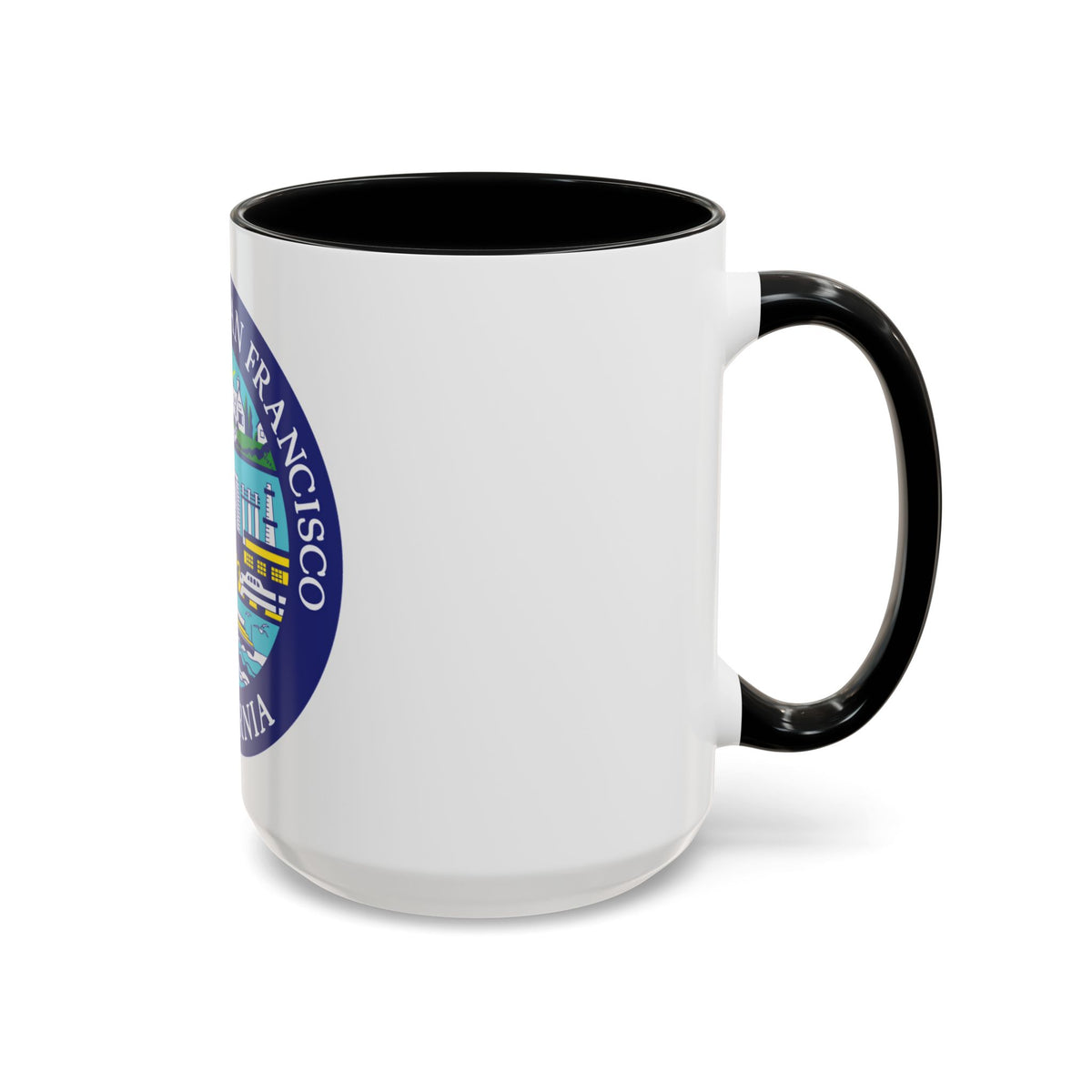 Seal of South San Francisco California - Accent Coffee Mug