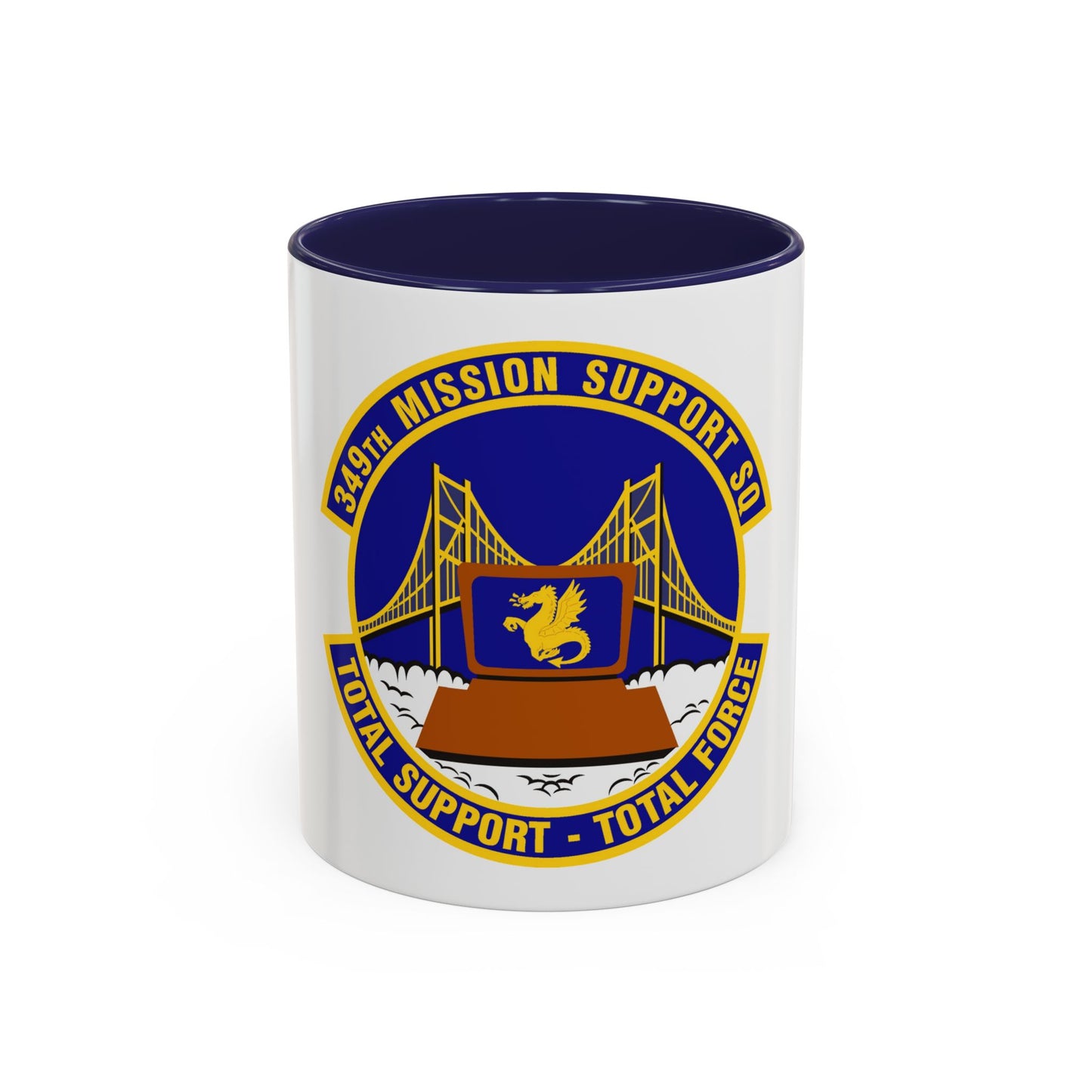 349th Mission Support Squadron (U.S. Air Force) Accent Coffee Mug