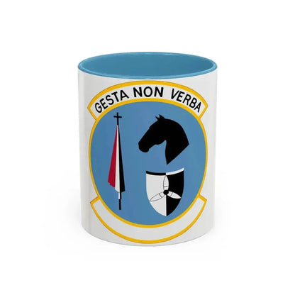 537 Airlift Squadron PACAF (U.S. Air Force) Accent Coffee Mug 11oz Light Blue - Go Mug Yourself