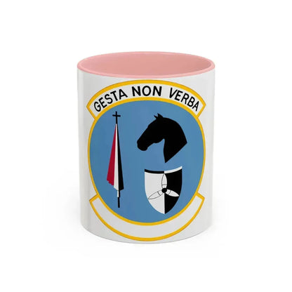 537 Airlift Squadron PACAF (U.S. Air Force) Accent Coffee Mug 11oz Pink - Go Mug Yourself