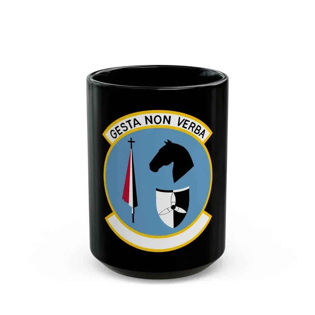 537 Airlift Squadron PACAF (U.S. Air Force) Black Coffee Mug 15oz - Go Mug Yourself