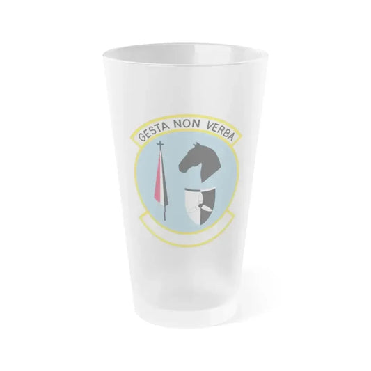 537 Airlift Squadron PACAF (U.S. Air Force) Frosted Pint Glass 16oz 16oz Frosted - Go Mug Yourself