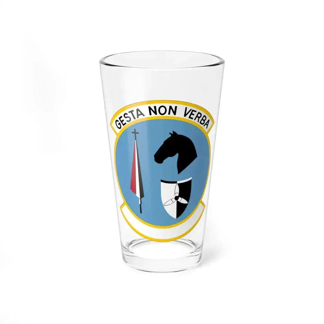537 Airlift Squadron PACAF (U.S. Air Force) Pint Glass 16oz 16oz - Go Mug Yourself