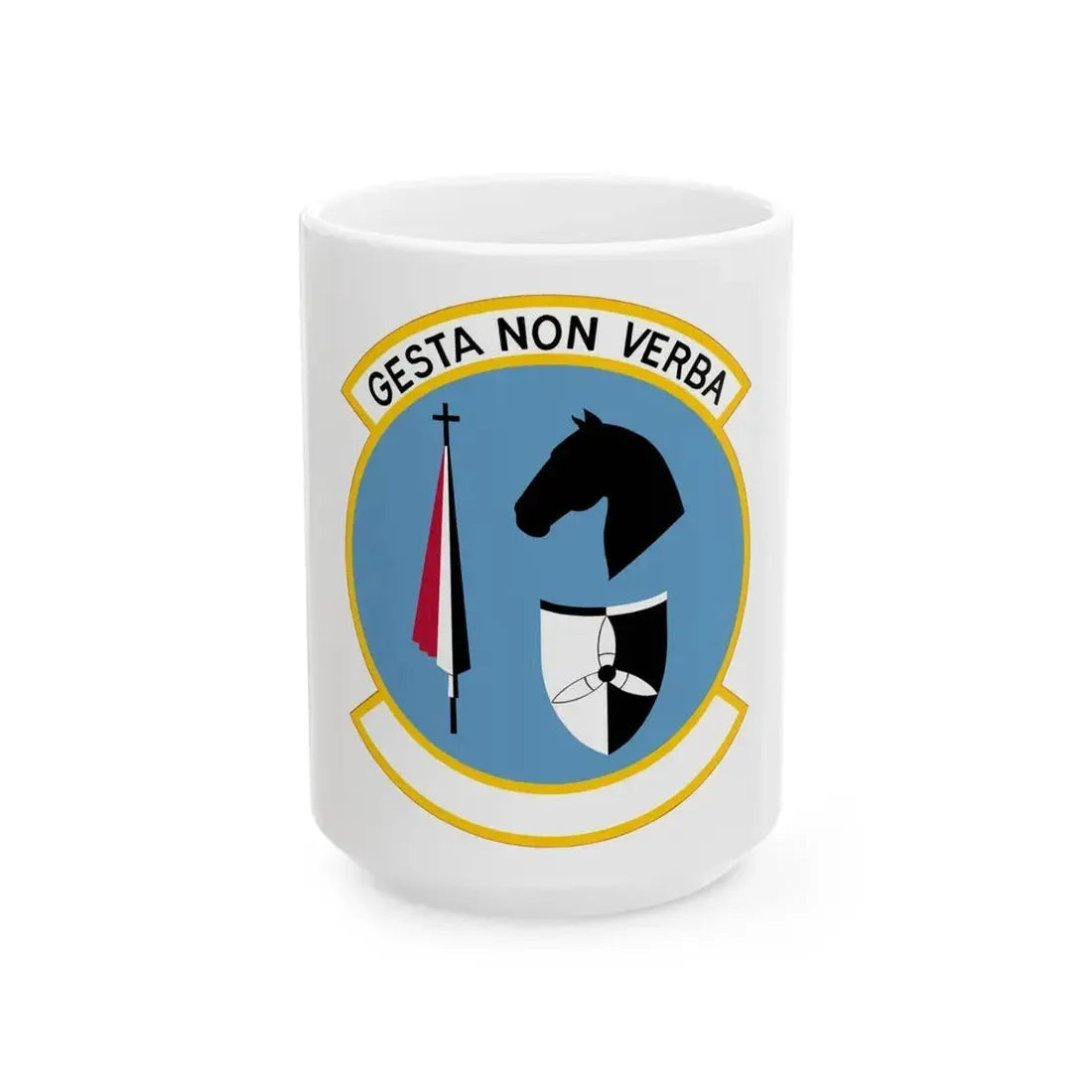 537 Airlift Squadron PACAF (U.S. Air Force) White Coffee Mug 15oz - Go Mug Yourself