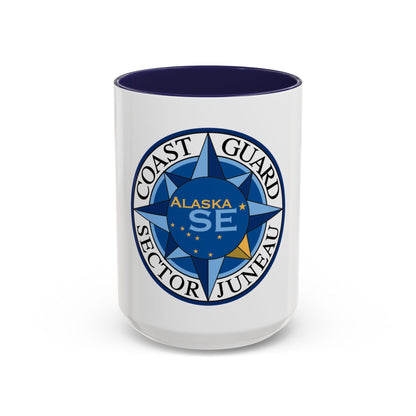 USCG Sector Juneau (U.S. Coast Guard) Accent Coffee Mug