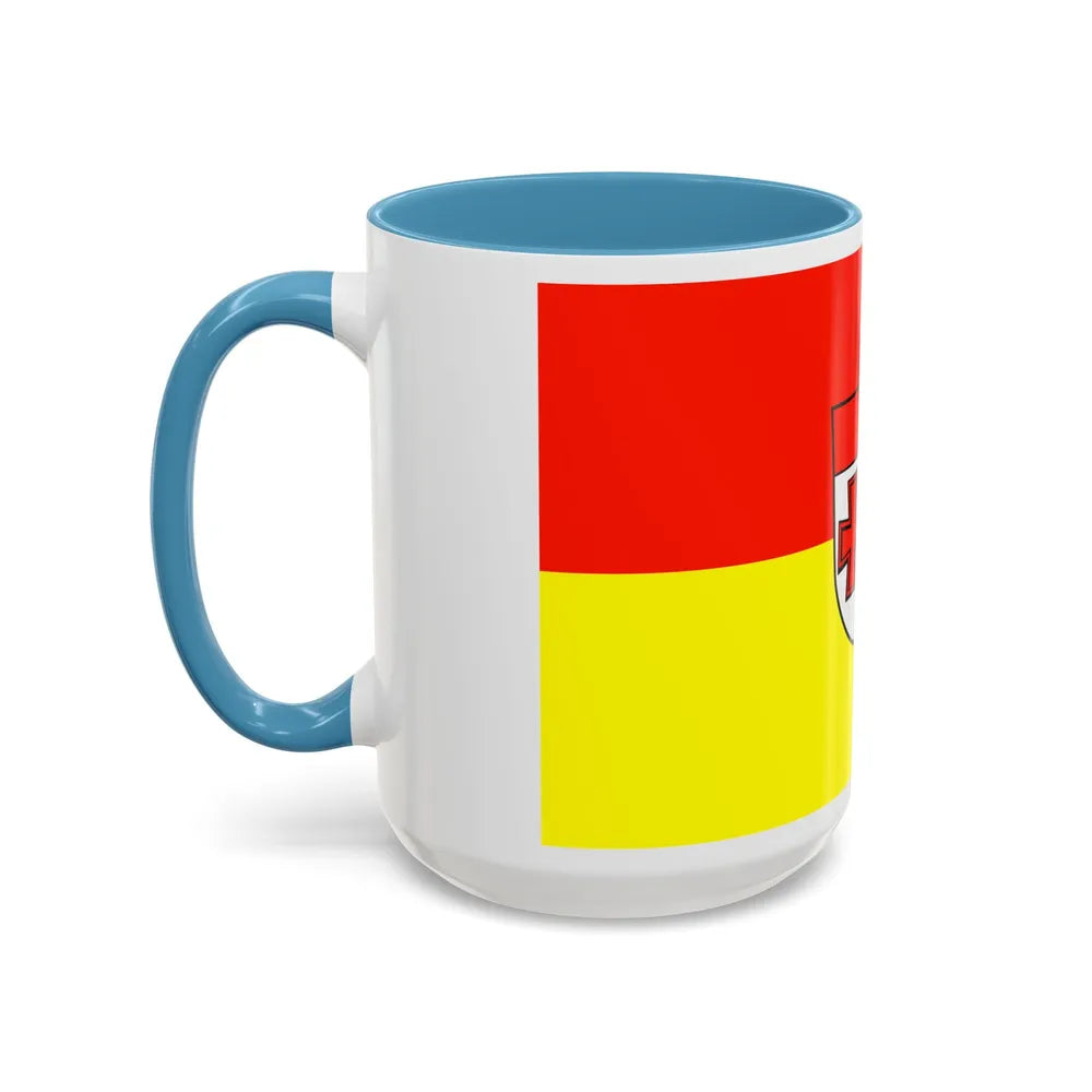 Flag of Augsburg Germany - Accent Coffee Mug-Go Mug Yourself