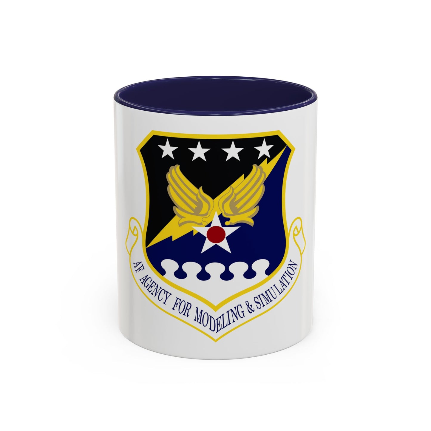 Air Force Agency for Modeling and Simulation (U.S. Air Force) Accent Coffee Mug