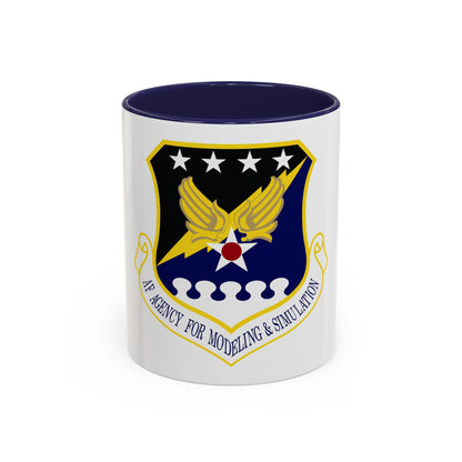 Air Force Agency for Modeling and Simulation (U.S. Air Force) Accent Coffee Mug